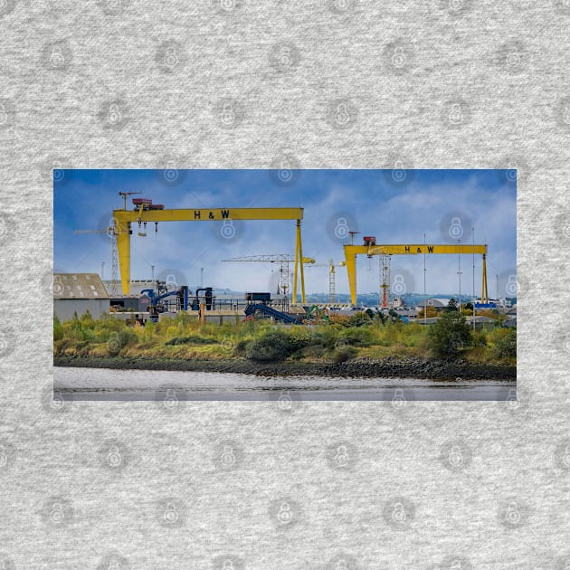 Samson and Goliath Cranes - Industrial Belfast by MartynUK